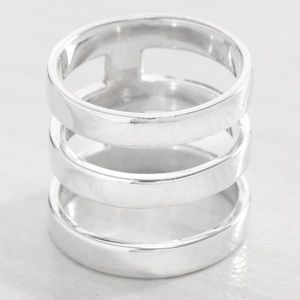 SILPADA Silver Contemporary Art Ring R3135